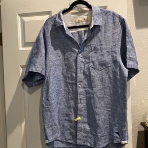 Tommy Bahama men’s shirt size large button up denim color